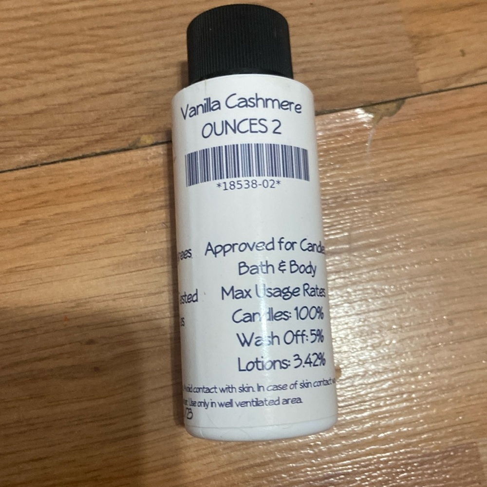Vanilla Cashmere perfume oil